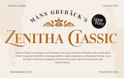 Zenitha Classic font