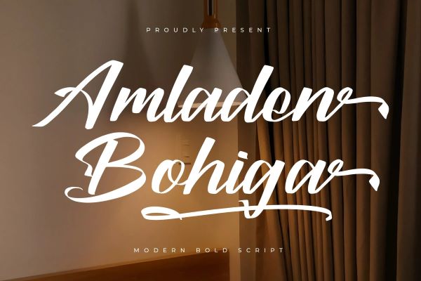 Amladen Bohiga font
