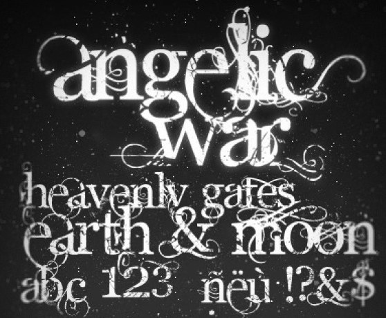 Angelic War font