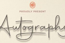 Autography Font