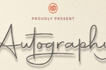 Autography Font