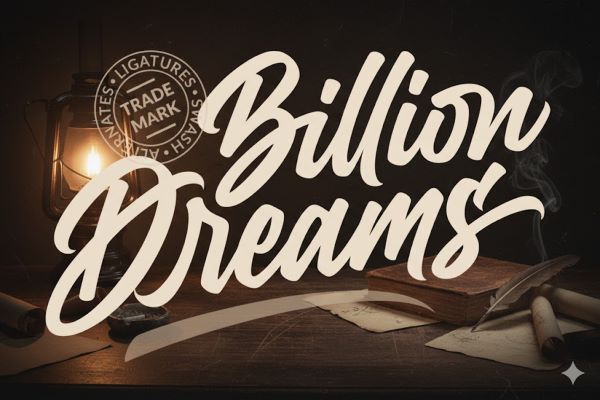 Billion Dreams Font