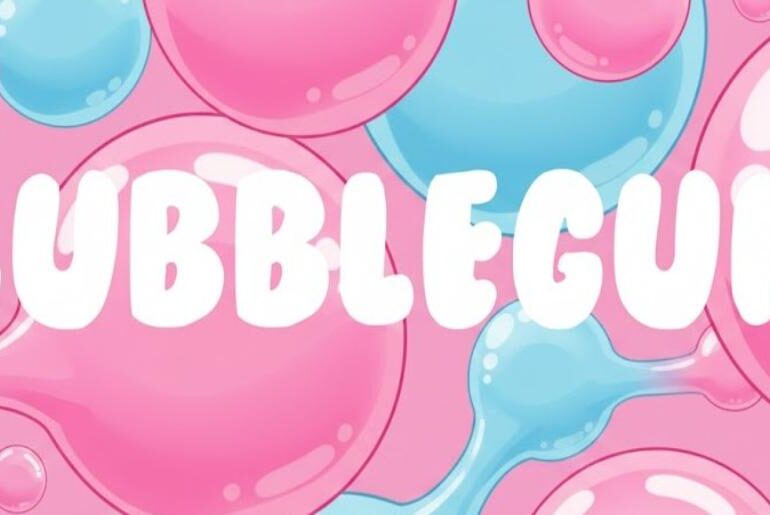 BubbleGum Font
