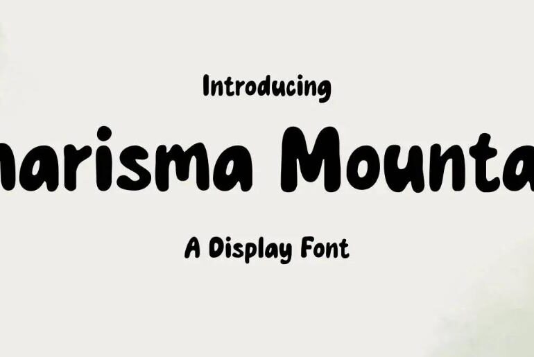 Charisma Mountain Font