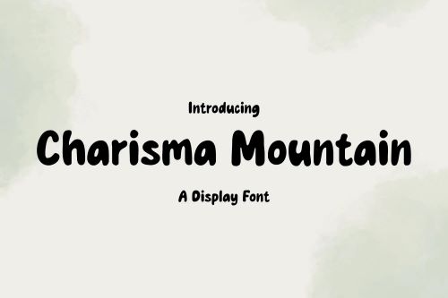 Charisma Mountain Font