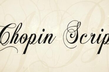 Chopin Script Font