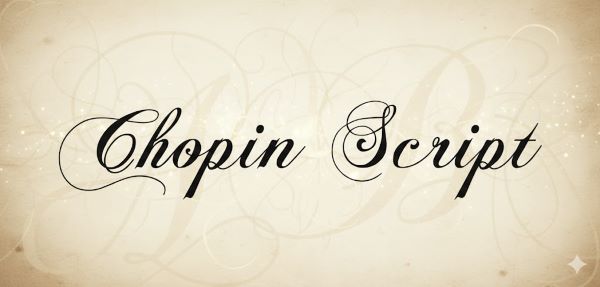 Chopin Script Font