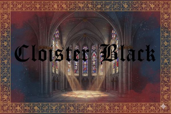 Cloister Black Font