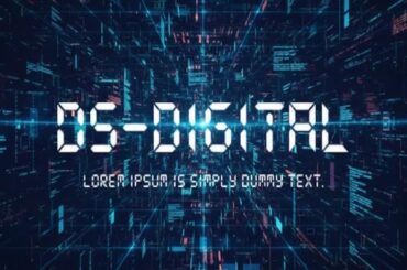 DS-Digital Font