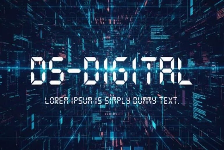 DS-Digital Font