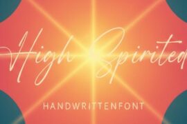 High Spirited Font