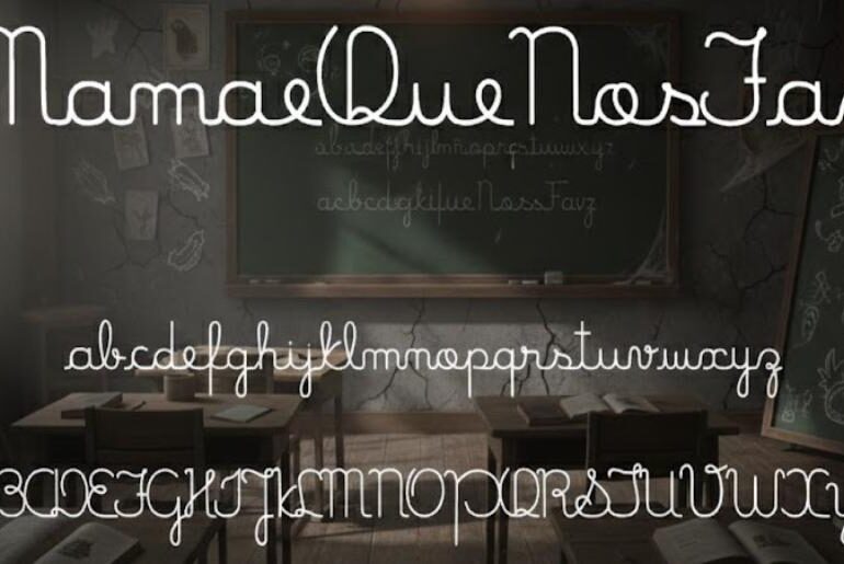 Mamae Que Nos Faz Font
