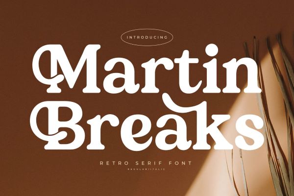 Martin Breaks Font