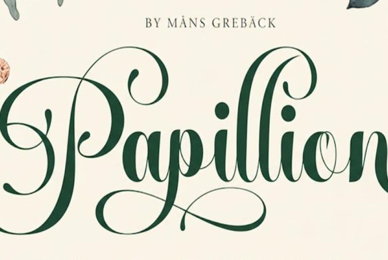 Papillion Font