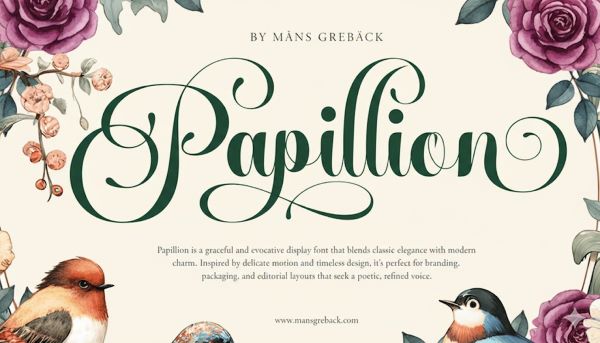 Papillion Font