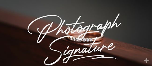 Photograph Signature Font
