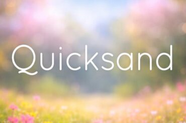 Quicksand Font