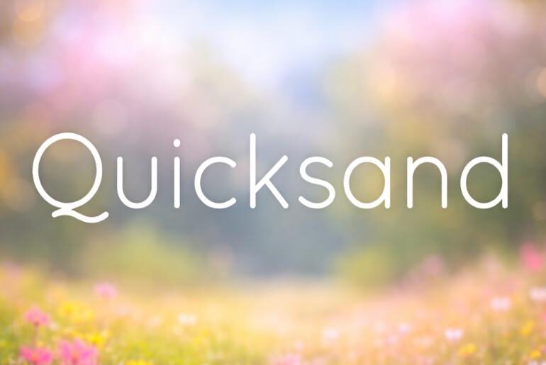 Quicksand Font