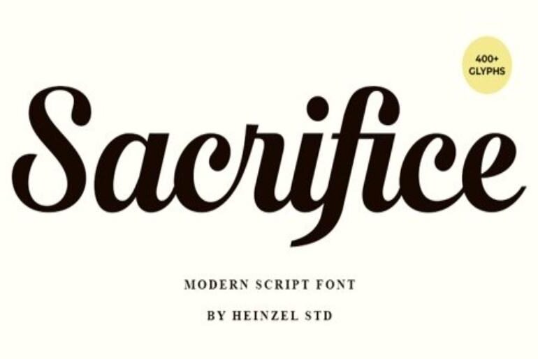 Sacrifice Font