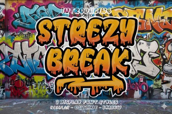 Strezy Break Font