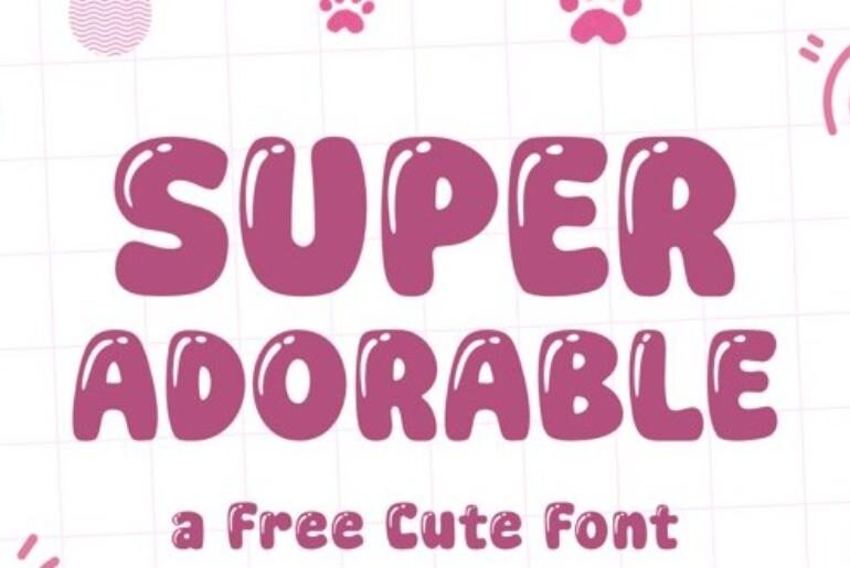Super Adorable Font