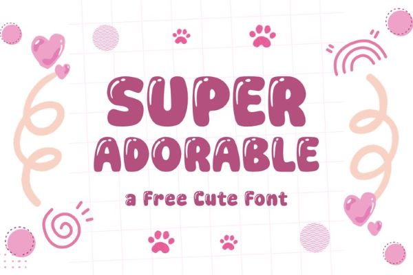 Super Adorable Font