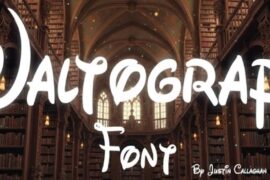Waltograph Font