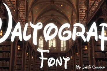 Waltograph Font