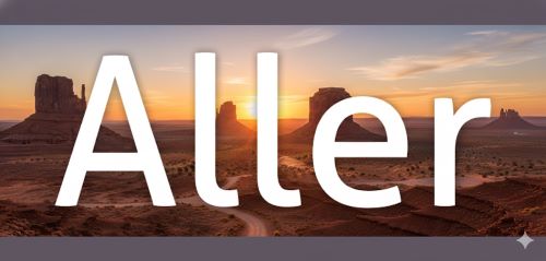 aller font