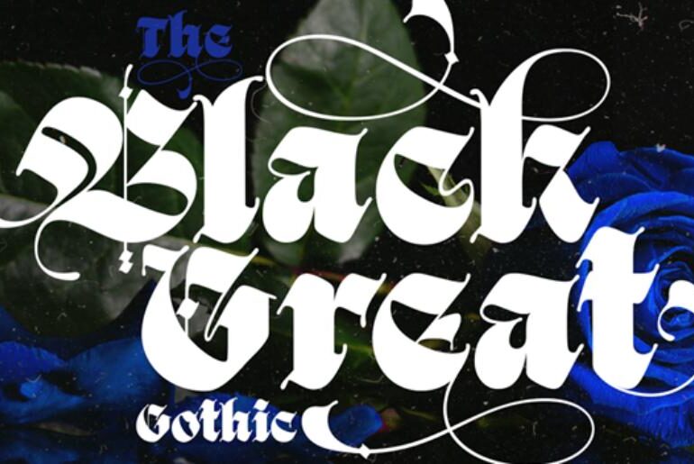 Black Great Font