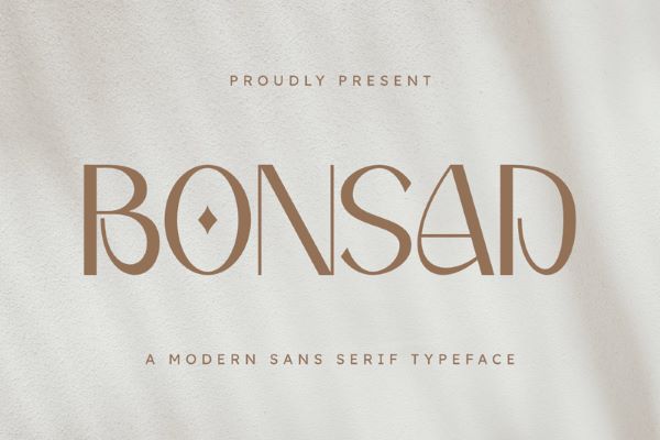 bonsad font