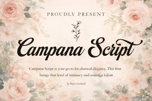 Campana Script Font