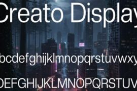 Creato Display font