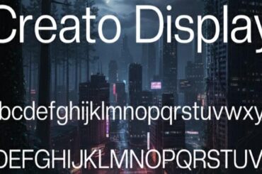 Creato Display font