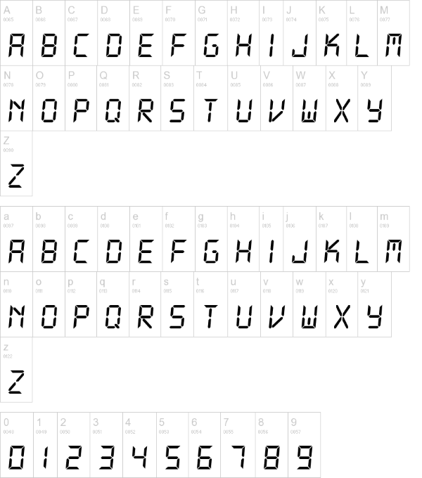 DS-Digital font