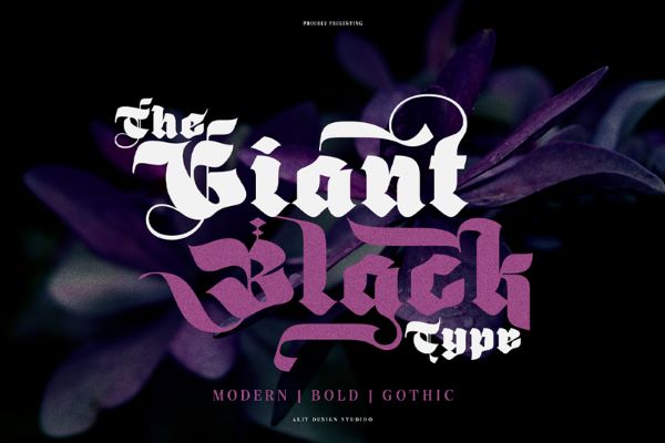 Giant Black Font