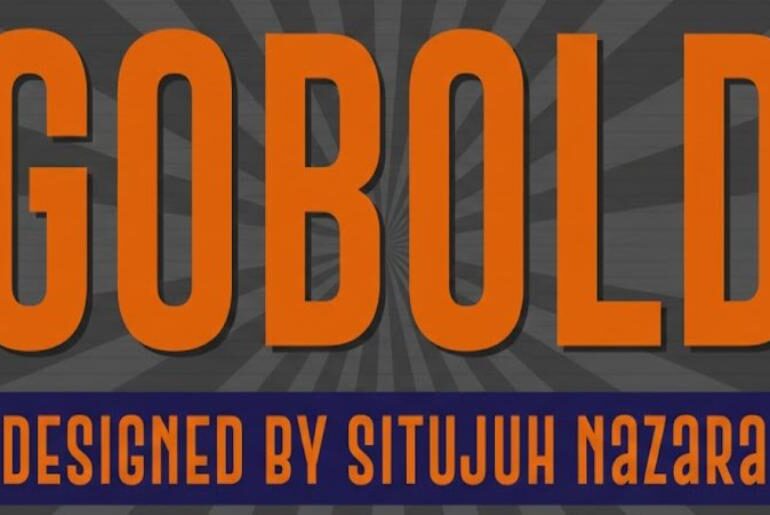 Gobold font