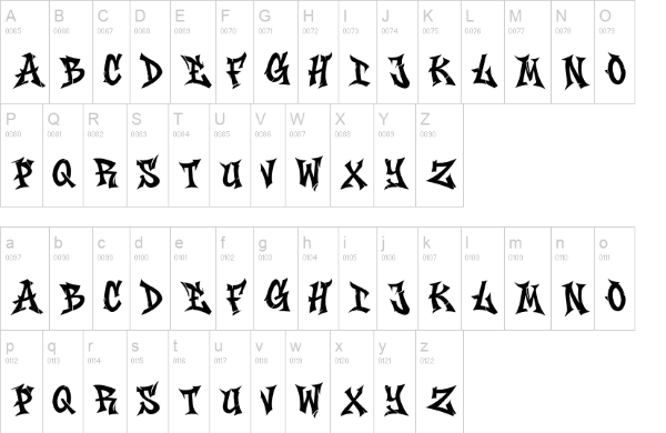 Lidakz One font