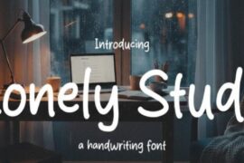 Lonely Study font