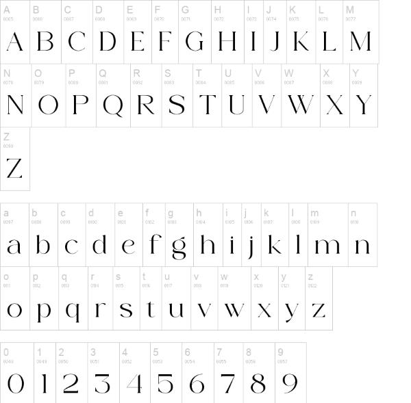 Lorestta font