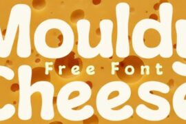 mouldy cheese font