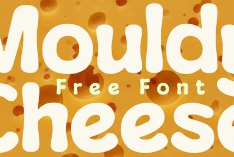 mouldy cheese font