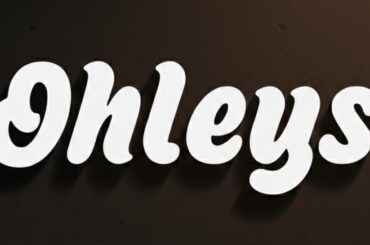ohleys font