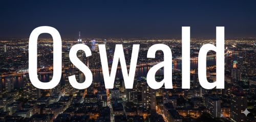 oswald font