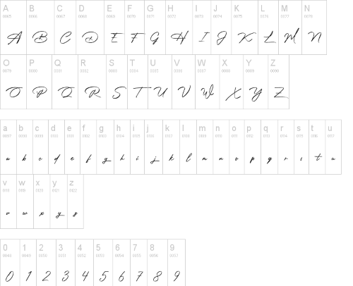 Photograph Signature Font