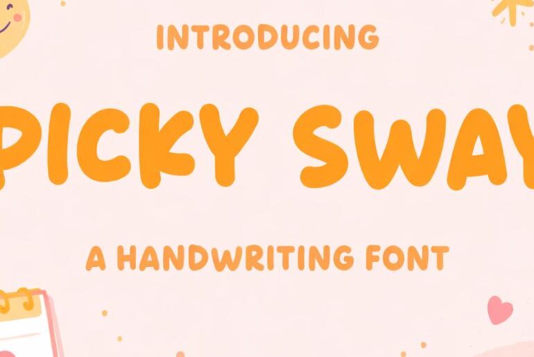 picky sway font