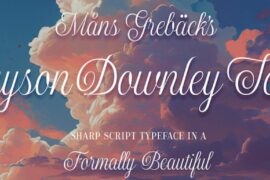 rayson downley script font