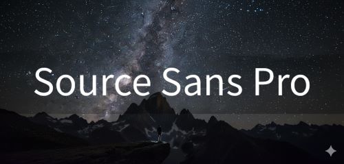 Source Sans Pro font
