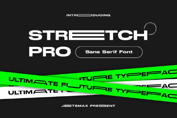 stretch pro font