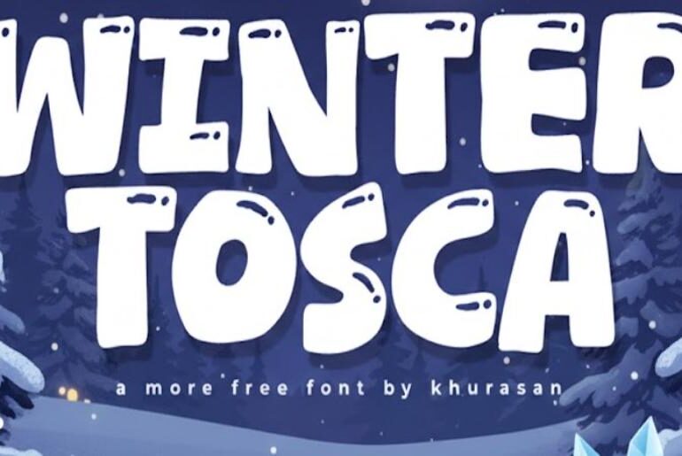 winter tosca font